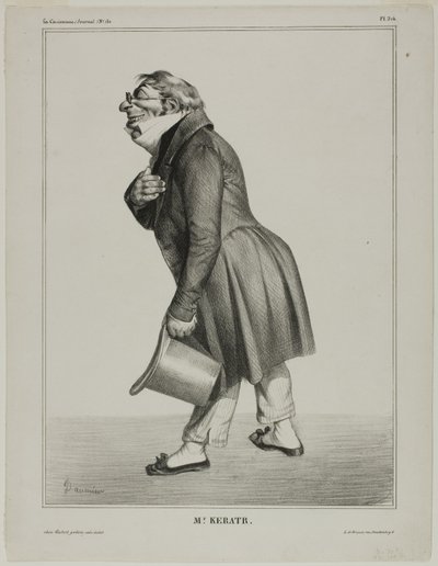 Auguste-Hilarion, conte di Kératry da Honoré Victorin Daumier
