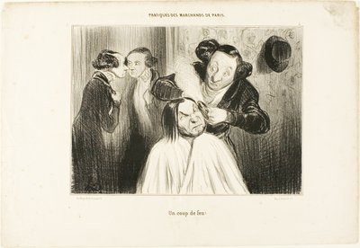 "Fuoco!", tavola 35 da Types Parisiens da Honoré Victorin Daumier