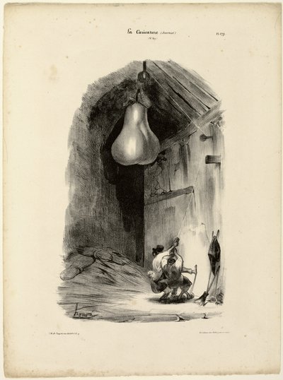 "Heave-ho!...Heave-ho! Heave-ho!", piatto 179 da Honoré Victorin Daumier
