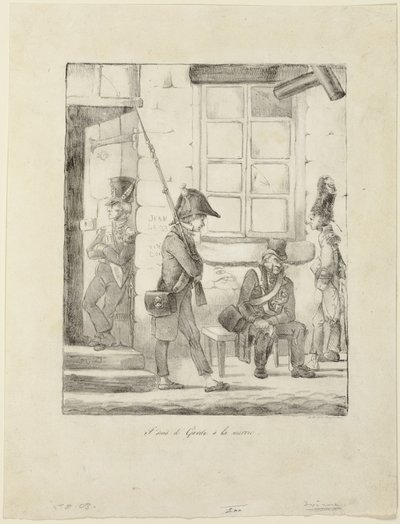 "Faccio la guardia al municipio" da Honoré Victorin Daumier