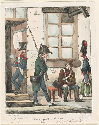 "Faccio la guardia al municipio" da Honoré Victorin Daumier