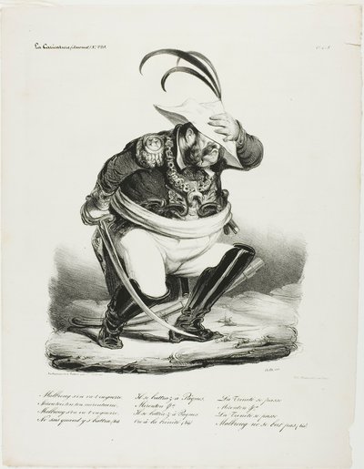 Malbroug va in guerra... da Honoré Victorin Daumier