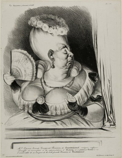 La signorina Etienne-Mona-Lisa-Cunégonde-Oca sciocca del Constitutionnel, indignata, soffocata e stracotta per la rappresentazione di Antonio in cui il malizioso Dumas ha avuto l