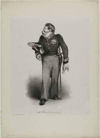 Il signor Choiseul, (detto le Duc), piatto 502 da Honoré Victorin Daumier
