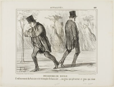 La fisionomia della Borsa. La disperazione del baissier e il trionfo dell
