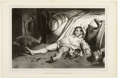 Rue Transnonain, il 15 aprile 1834, 2 ottobre 1834, lastra 24 da L