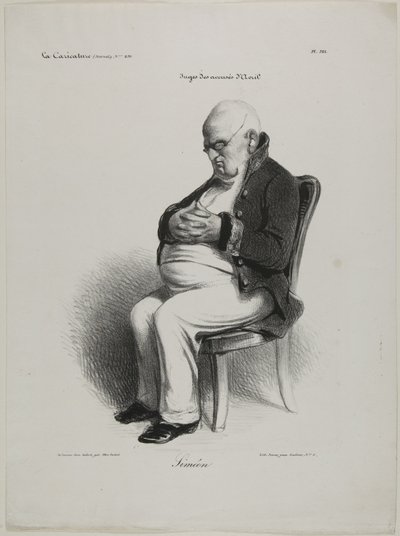 Simeone, targa 521 da Honoré Victorin Daumier