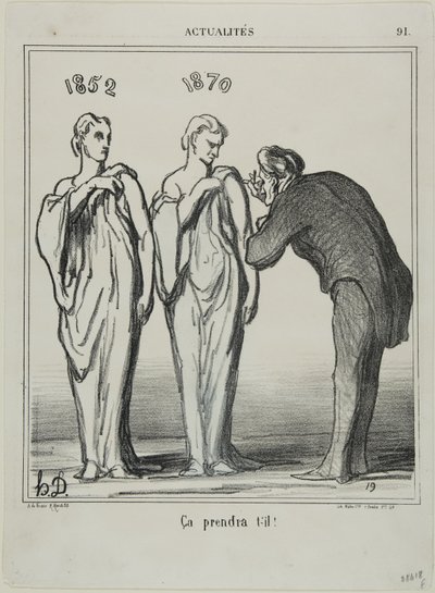 "Questo farà il lavoro!", targa 91 di Actualités da Honoré Victorin Daumier