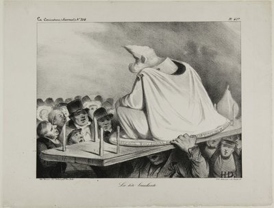 La testa sciolta, piatto 427 da Honoré Victorin Daumier