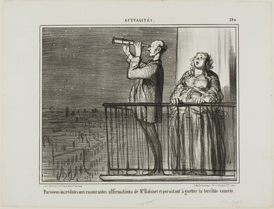 I parigini non si fidano molto delle rassicurazioni di Monsieur Babinet e insistono nell