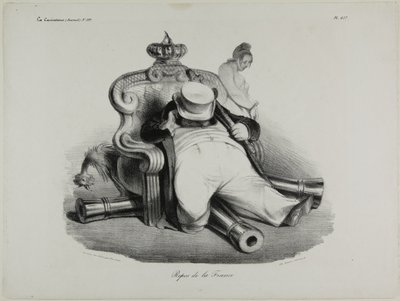 Il riposo della Francia, tavola 417 da Honoré Victorin Daumier