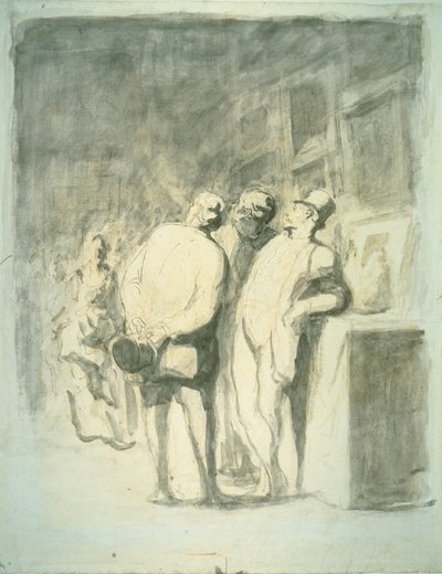 I tre intenditori da Honoré Victorin Daumier