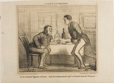 Sono riusciti ad acclimatare la patata indiana al clima francese, ma è ancora un problema acclimatare i francesi alla patata indiana!, piatto 1 da La Société D