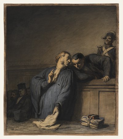 Un caso criminale da Honoré Daumier