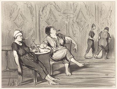 Al buffet da Honoré Daumier
