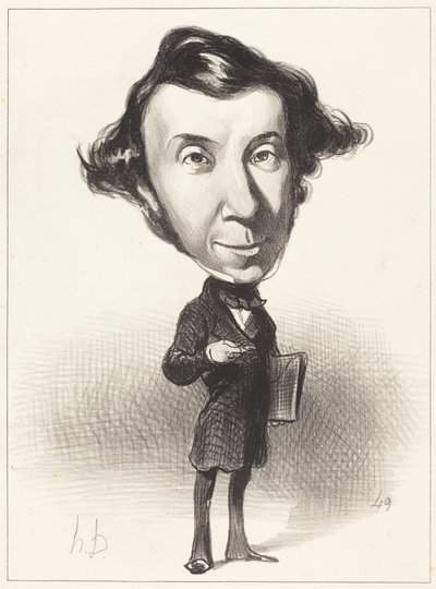 Alex. Ch. Henri de Tocqueville da Honoré Daumier