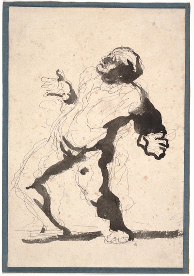 Un attore da Honoré Daumier