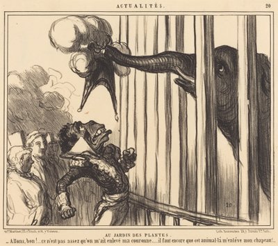 Al Giardino delle Piante da Honoré Daumier
