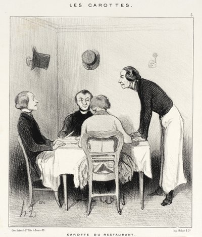 Carota del ristorante da Honoré Daumier