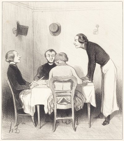 Carota del ristorante da Honoré Daumier