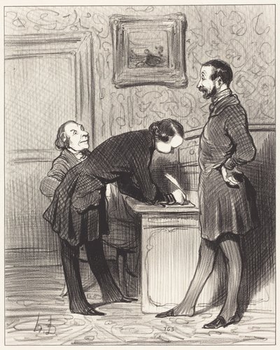 È proprio perché è il vostro amico... da Honoré Daumier