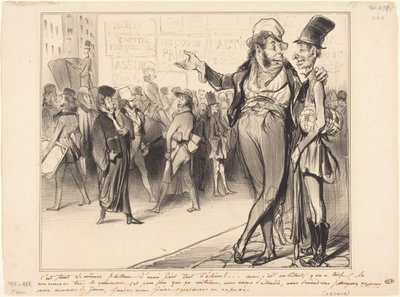 È pur lusinghiero aver avuto tanti allievi!... da Honoré Daumier