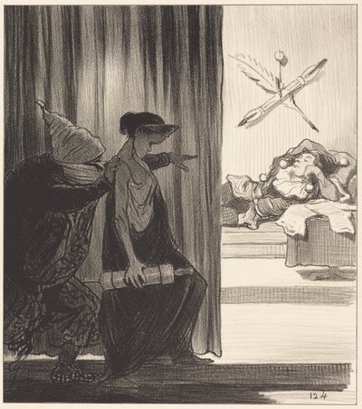 Clitennestra Spinta da Mimi Véron... da Honoré Daumier