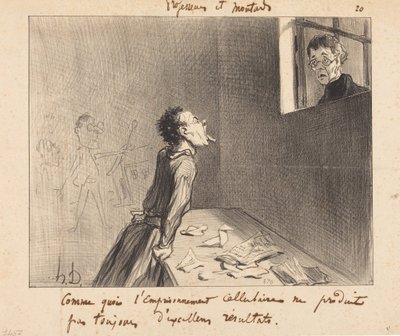 Come la reclusione cellulare... da Honoré Daumier