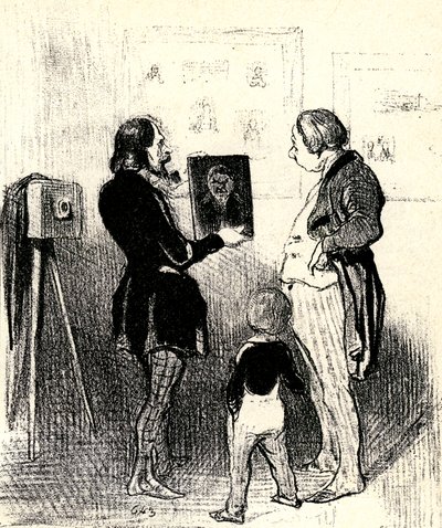 Dagherrotipia da Honore Daumier