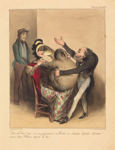 Dieu de Dieu! aber das ist ein Schlingel... da Honoré Daumier