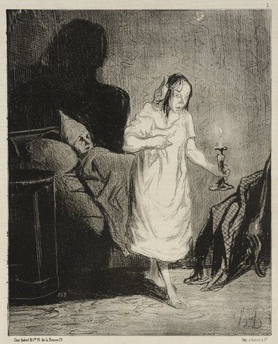 Dimmi, Bichette ... a che cosa pensi dunque ... da Honoré Daumier