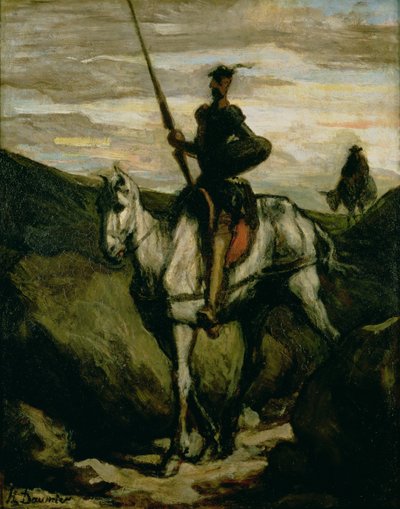 Don Chisciotte da Honoré Daumier