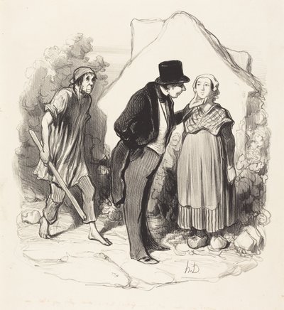Sarebbe geloso tuo marito... da Honoré Daumier