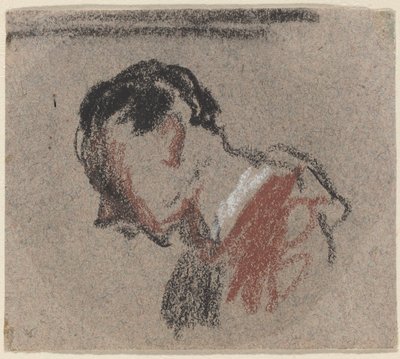 Testa di un uomo da Honoré Daumier