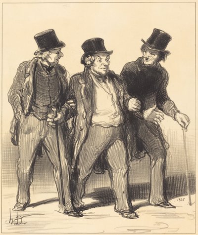 Mi sembra di vedere... un... cane... senza museruola!... da Honoré Daumier