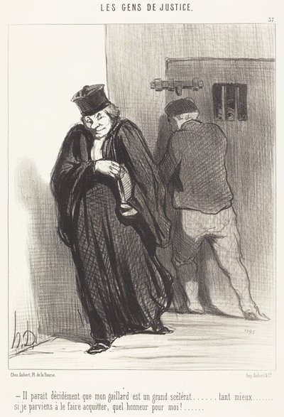 Pare... che il mio ragazzo sia un gran mascalzone... da Honoré Daumier