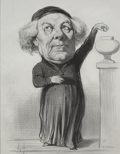 Jean Jacques Fayet, Vescovo di Orléans da Honoré Daumier