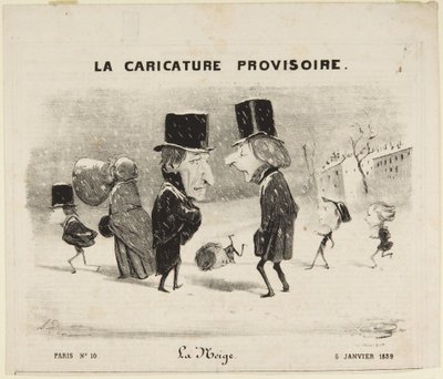 La neve da Honoré Daumier
