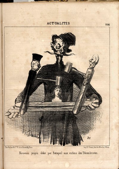 Le Charivari, Satirico in B & N da Honoré Daumier