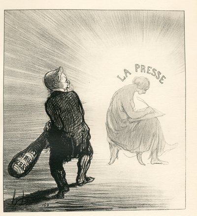 Le Charivari, Satirico in N & B da Honoré Daumier