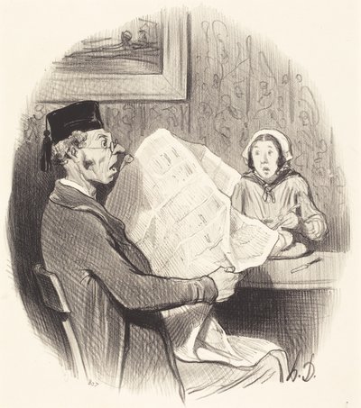 Il formato sempre più mostruoso da Honoré Daumier