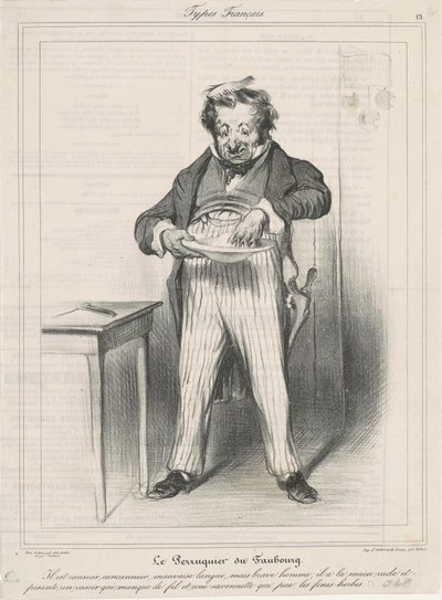Il parrucchiere del Faubourg da Honoré Daumier