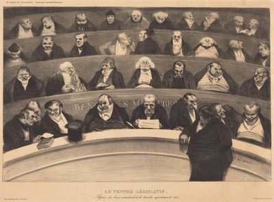 Il ventre legislativo da Honoré Daumier