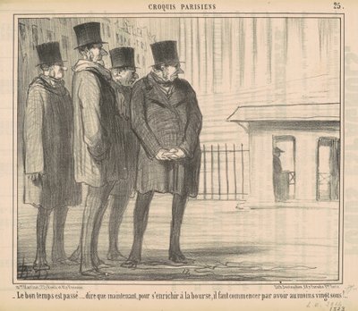 Il bel tempo è passato da Honoré Daumier