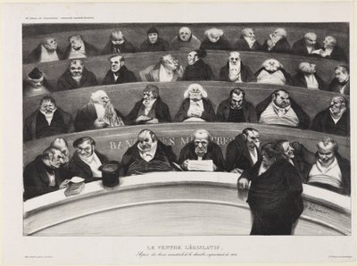 Il ventre legislativo da Honoré Daumier