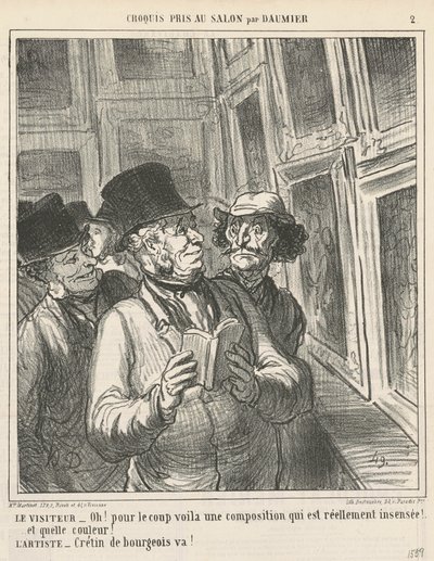 Il visitatore... da Honoré Daumier