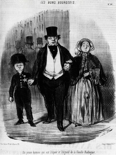 Les Bons Bourgeois - di Daumier, in Charivari del 16/09/1846 da Honoré Daumier