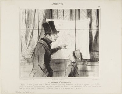 I foulard geografici da Honoré Daumier