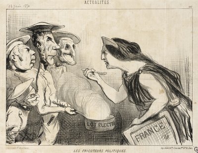 I parassiti politici da Honoré Daumier