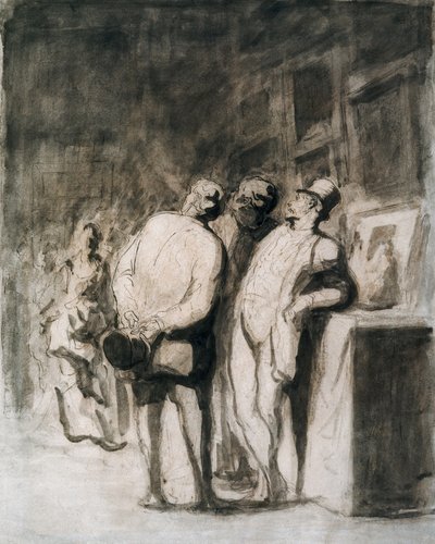 I tre conoscitori da Honoré Daumier